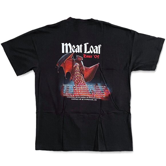 Meat Loaf "Bat Out Of Hell Tour 2002" Event Tee - Picture 2 of 9
